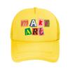 Make Art Collage Sticker Mesh Baseball Cap