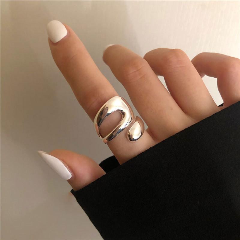 Distinctive 925 Sterling Silver Fashion Ring With Artistic Design And Colorful Elements