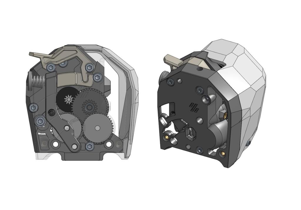 HGX High-Ratio Gear Extruder Kit for VORON 2.4 Clockwork2