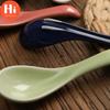 Cucchiaio da Zuppa Riso Ceramica Giapponese Porcellana Cucchiaino Caffè Dessert Stoviglie Portatili