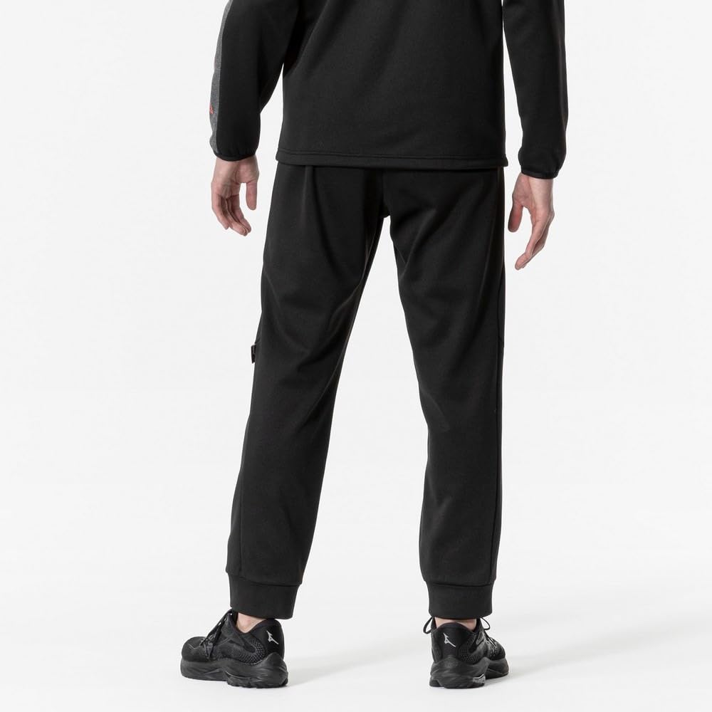 Mizuno Training Wear Size M N-XT Sweatpants, Fleece-Lined, 32JDA760, Black,