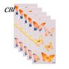 Temporary Body Art Decals 5 Sheets Butterfly Tattoo Stickers, Waterproof Flower Tattoos, Colorful Removable Stickers Face Tattoos for Parties