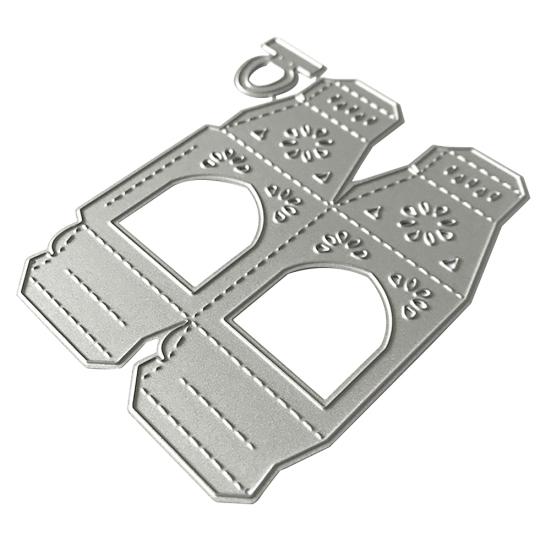 Candle Holder Box Cutting Die DIY Scrapbook Emboss Paper Card Craft Stencil Mold