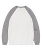 COVERNAT Border Collie Emblem Raglan Long Sleeve Grey