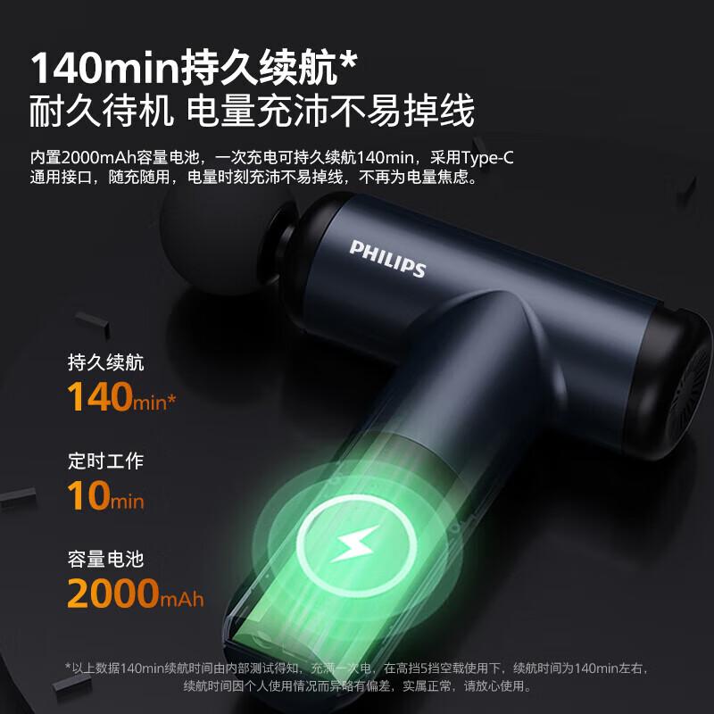 Philips Deep Tissue Percussion Massage Gun
