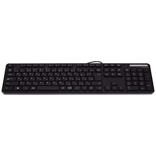 ELECOM Keyboard Kablet Membran Tynn Full Keyboard Svart TK-FCM108XBK