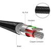 3.5mm to 6.35mm Stereos Music Cable, 6.35mm 1/4" Male to 3.5mm 1/8" Male TRS Bidirectional Stereos Music Cable for Guitar