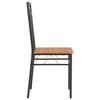 Dining Chairs 2 Pcs Brown MDF