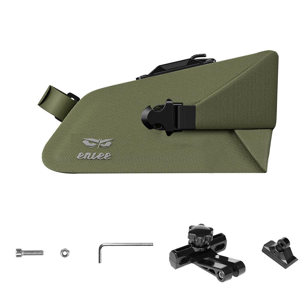 Quick Release Waterproof Bike Saddle Bag Reflective Rear Storage Bag 1.3L / 1.5L for MTB
