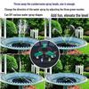 Cross-Border Solar Rechargeable Floating Color Light Fountain Pump for Outdoor Bird Bath and Pool Landscape