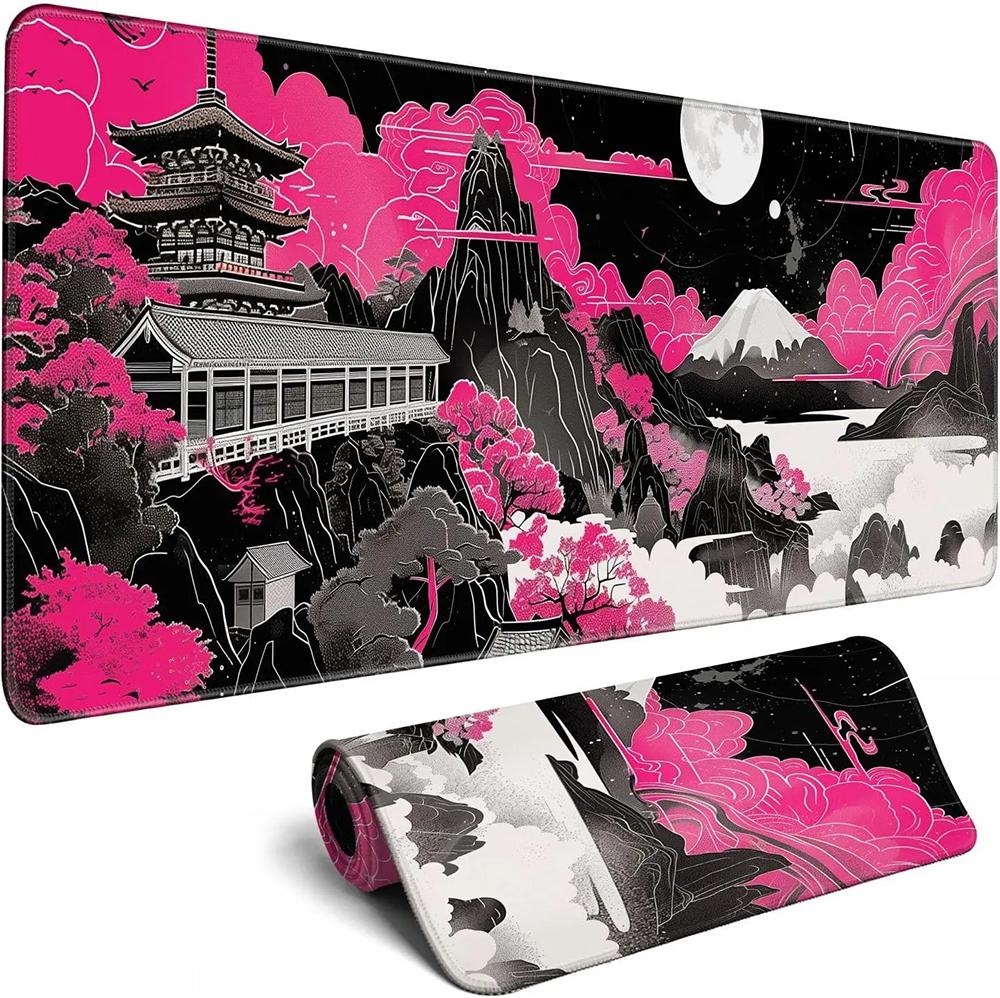 Landscape Large Mouse Pad Tank Game Mousepad Extended Office Laptop Keyboard Pads New AntiSlip Rubber Office Carpet Table Mats