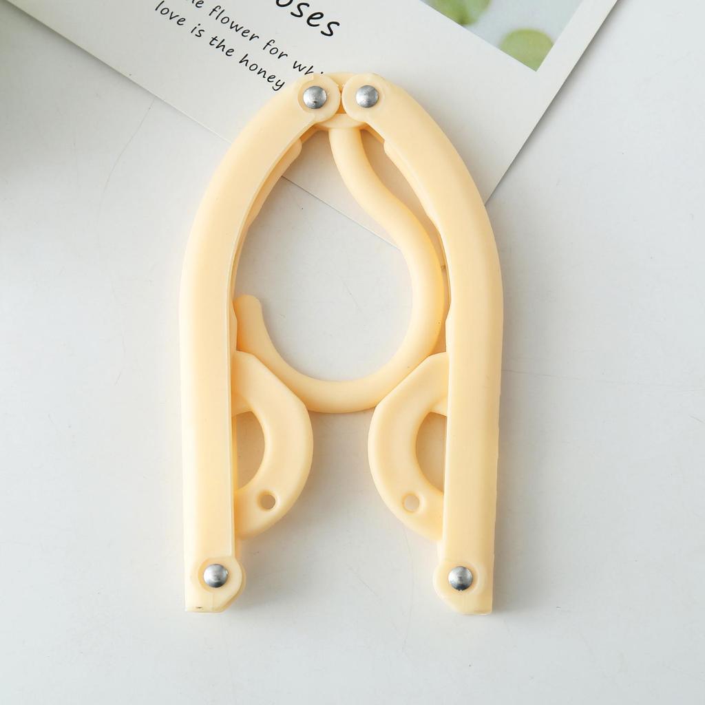 Compact Folding Clothes Hanger for Travel, Dorms, Students, Daily Use - Unisex