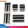 Auto Pedale Abdeckung für Peugeot 308 3008 408 4008 5008 für Citroen C5 Aircross Gaspedal Bremspedal Edelstahl