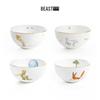 THE BEAST Little Prince 4-Piece Ceramic Dinnerware Set