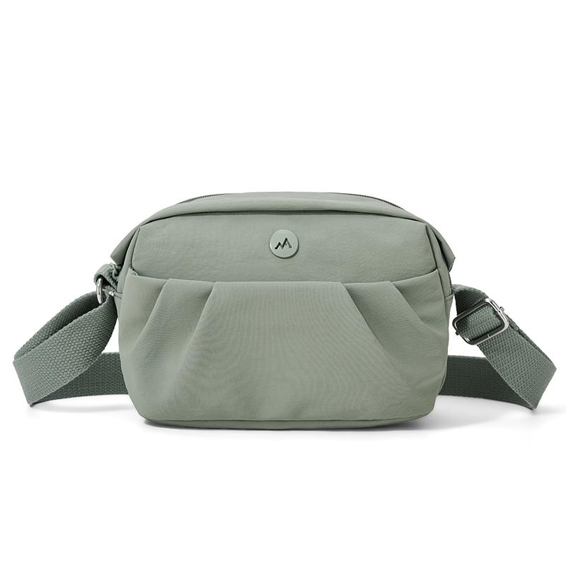 Leichte Nylon-Tasche Damen Schultertasche Crossbody-Tasche Mehrschichtige Handy-Tasche