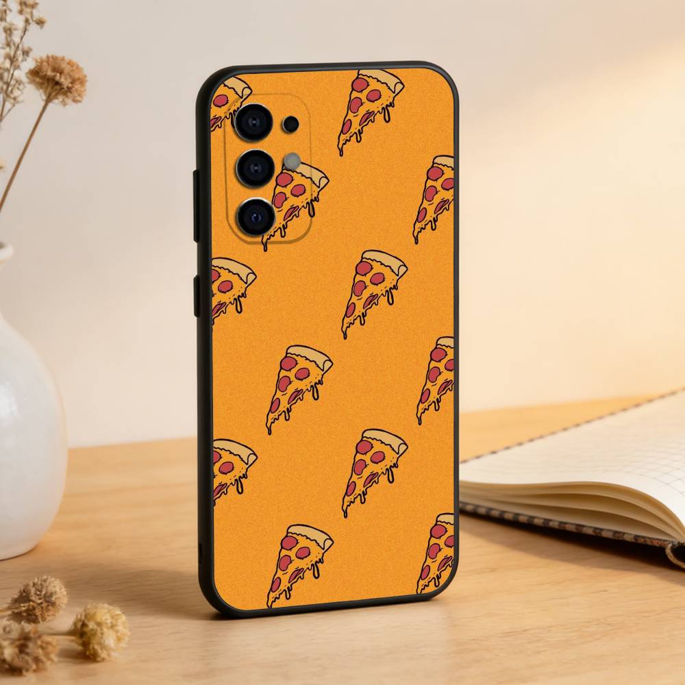 Pizza Handyhülle Für Samsung S25,S24,S21,S22,S23,S30,Ultra,S20,Plus,Fe,Weiche Silikon Schwarze Hülle