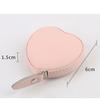 Heart Shape Tape Measure Flexible Ruler Portable Mini Ruler Wear Resistant Soft Leather Measuring Tape Durable Gauging Tools