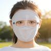 Women's Summer Anti-UV Cycling Mask & Goggles, Ice Silk Breathable Full Face Cover with Integrated Hood.