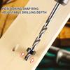 Twist Step Drill Bit With Stoper Locator For Kreg Jig Guide Manual Pocket Pilot Hole Depth Stop Collar 1/4 Hex Round Woodworking