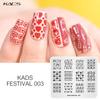 kads Festival 003 Nail Art Stamp Stamping Nail Stamp Template Image Plates for Nail Art