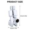 Adjustable Shower Wand Holder Replacement Shower Arm Mount Shower Head Holder for Handheld Shower Head Enduring