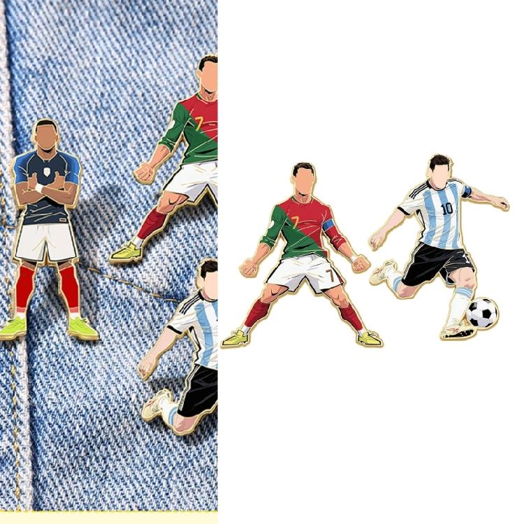 Trendiges Sportbegeisterten-Accessoire Legierung Handwerk Fußball Broche Für den täglichen Gebrauch