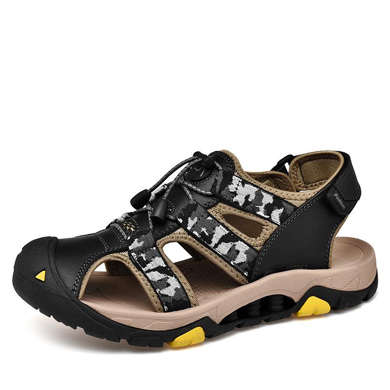 

Summer camouflage breathable bag head shoes outdoor hiking sandals seaside hollow travel beach shoes one piece 2025 38