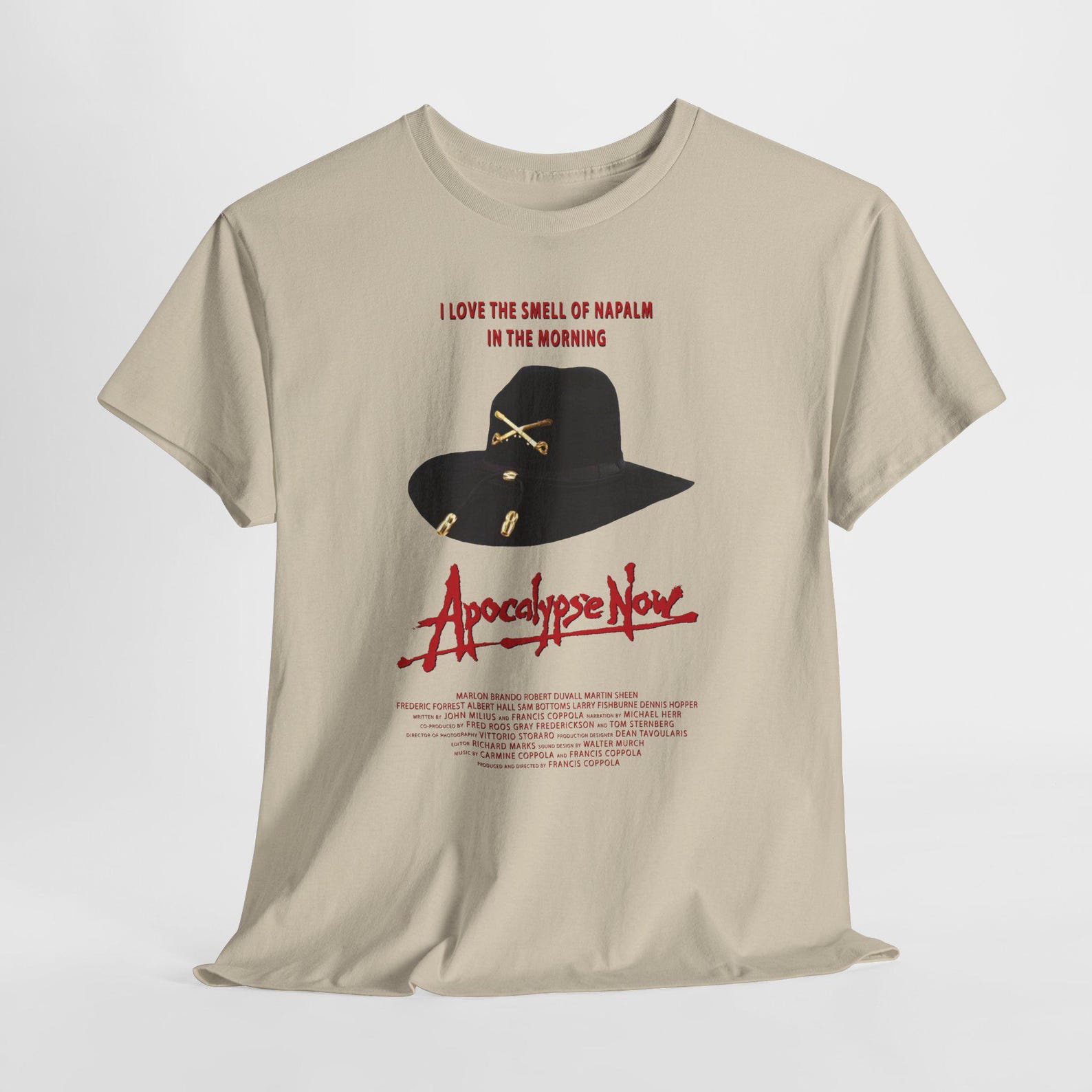 Apocalypse Now Movie Unisex Tee, Film Lover Gift, Classic Cinema Shirt, Vintage Graphic T-Shirt, Pop Culture Clothing XL