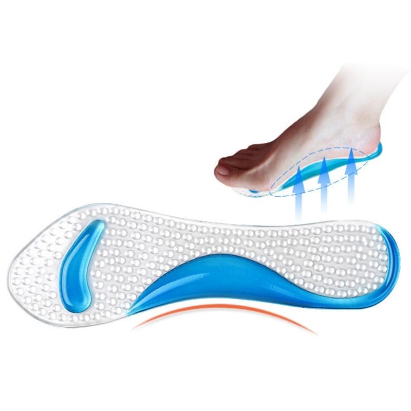 Women's Gel Cushioned Pads 3/4 Length Orthopedic Insoles for High Heels Enhances Arch Support Reduces Foot Fatigue