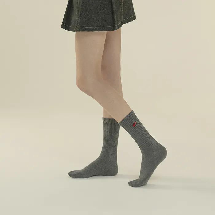 Kirsh Basic Cherry Point Crew Socks Dark Gray 5-Pack