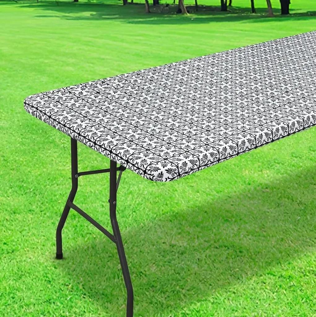 PEVA Waterproof Table Cloth Washable and Stain-resistant Design for Home Kitchen Dining Garden Terrace,Coffee Dining Table Cloth