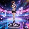 Vibrant Virtual Idol Kira Figure Hyperdimensional Academy Desktop Decor Perfect Birthdays Holidays 1pc for and Articulated Detailed Movable Poseable