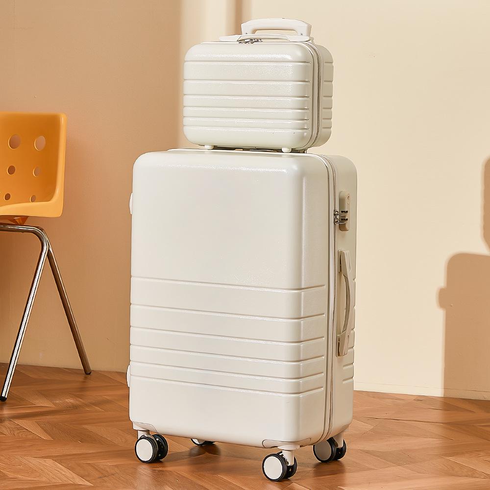 Yongsheng Candy Color Luggage: Lightweight, 24-inch Suitcase & 20-inch Carry-On Set for Women, Students, and Mothers.