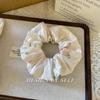 Scrunchie Multi Styles Floral Plaid Soft Fabric Minimalist Versatile Women Hair Tie Hair Accessories