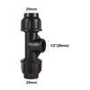 1Pc PE Connector Water Pipe Fittings to 20/25/32mm to 1/2"3/4"1" Quick Connect Tubing Fittings Garden Agriculture Irrigation