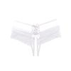 Womens Sexy Open Crotch Panties Lace Briefs Bowknot Thin Straps Hollow Out Exposed Butt Hot Erotic Lingerie T Back Micros Thongs