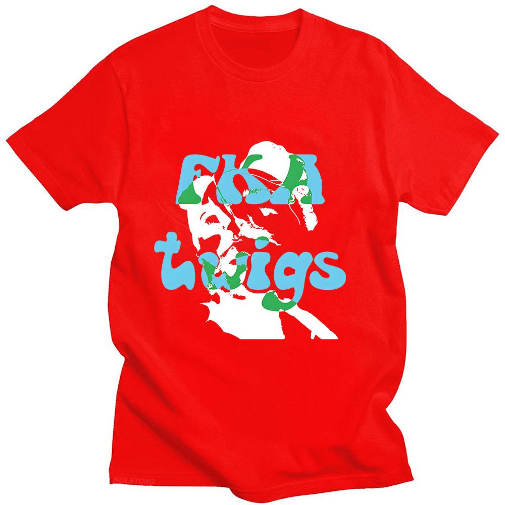 T-shirt FKA Twigs Stampa Grafica Moda Grunge Cotone Maglietta Manica Corta Gotica Punk T-shirt Uomo Top di Alta Qualità
