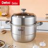 Debo Debra 24cm 316 Edelstahl Dampfgarer