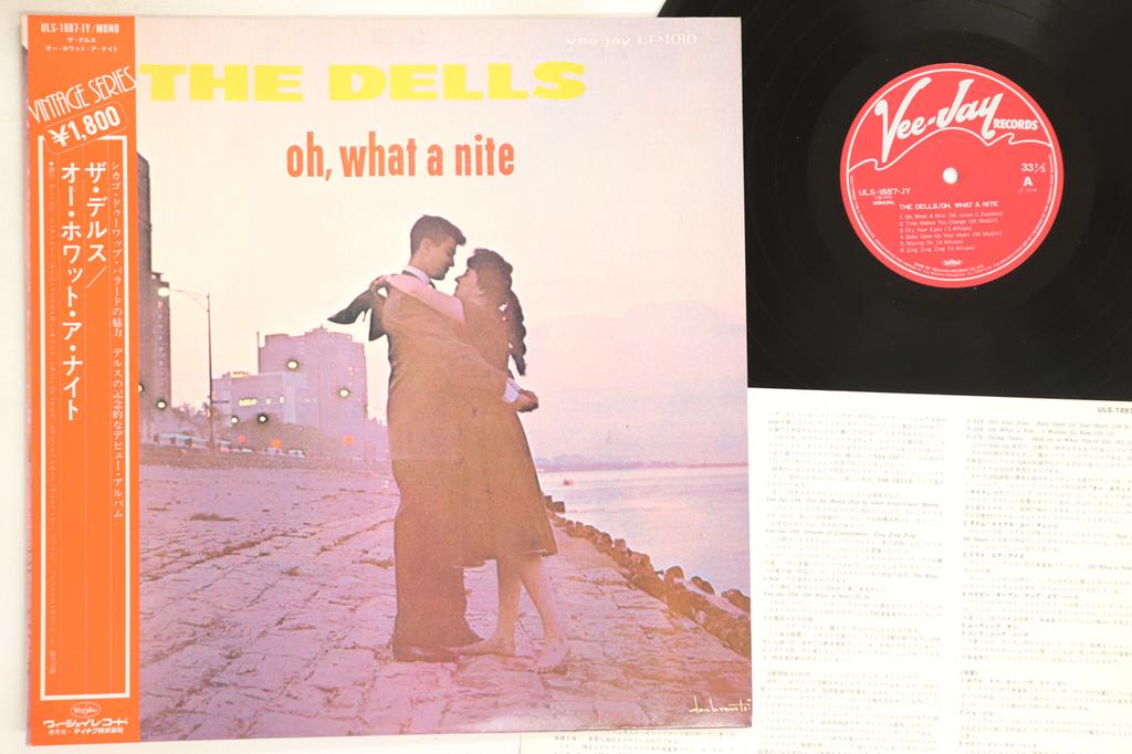 LP Record DELLS - Oh, What A Nite ULS1887JY VEE JAY 1978 Japan Obi Soul/Funk Used