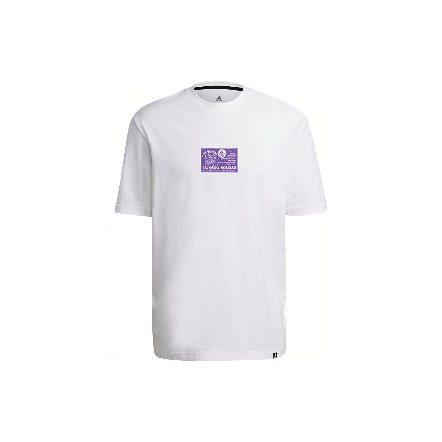 

Мужская футболка с коротким рукавом Adidas Psychic Print, белая GN8183 XXL