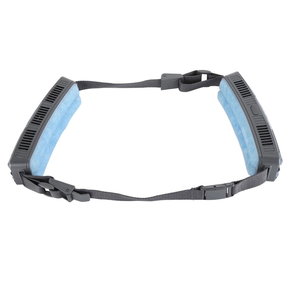 Wearable Waist Fan Multifunctional 3 Speeds Adjustable Ice Compress Efficient Wide Angles Belt Fan for Outdoor Sports