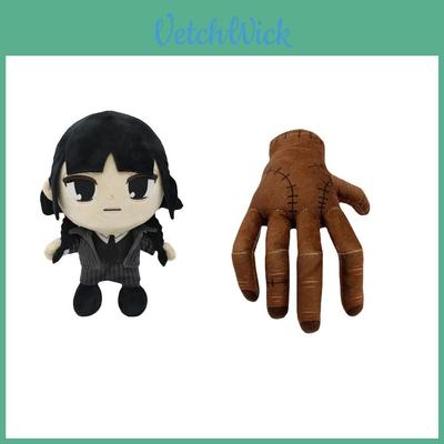Addams Family Wednesday Puppe Plüschtier 25cm Weiche Geschenke für Fans