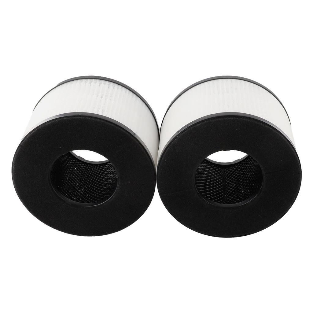 For Slevoo BS-03 True HEPA Replacement Filter 3-in-1 Air Purifier Part H13 Grade Carbon Pre-filter 2 Pack White Home Cleaning