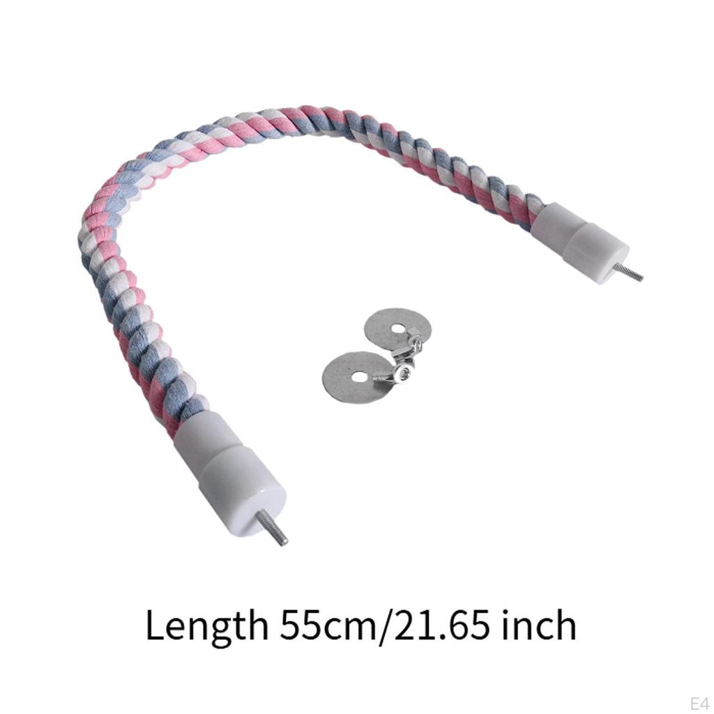 Avian Rope Perch Swing for Small Birds, Hanging Birdcage Toy