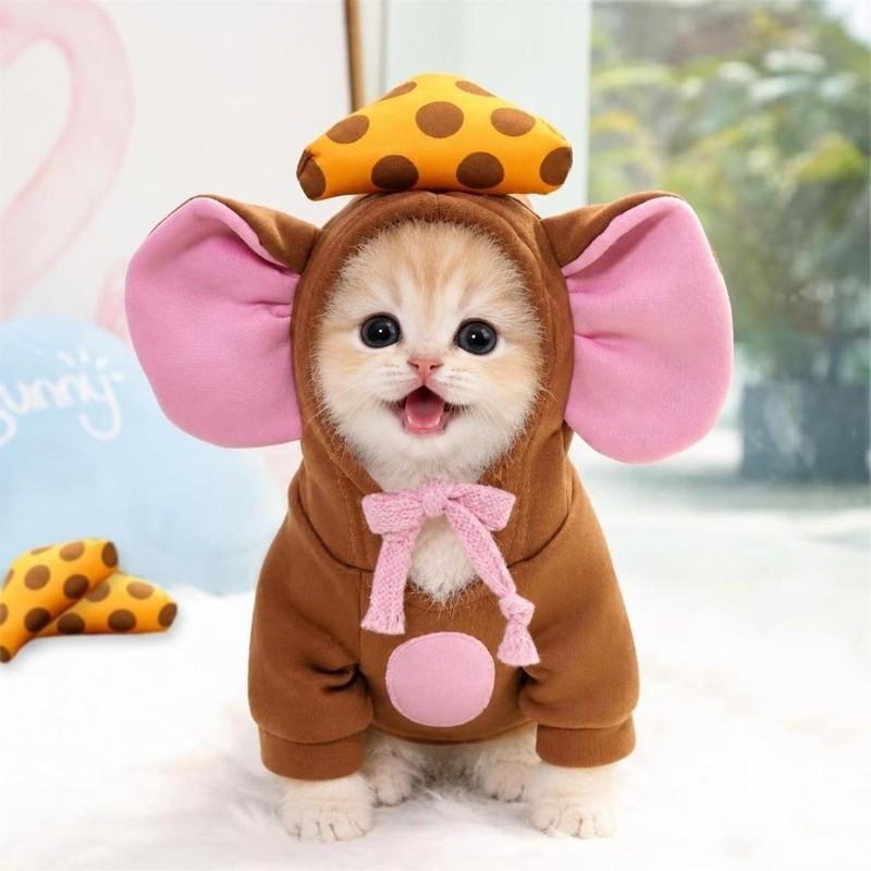 Modisches Winter-Haustier-Cosplay-Kostüm Winddichtes Fleece Hund Warme Kleidung Lustige Niedliche Haustierkleidung Katze