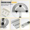 Precision Table Saw Miter Gauge System with Miter Fence, 120°Angle Stops Adjustable for Table Saw, Band Saw, Router Table, 250mm