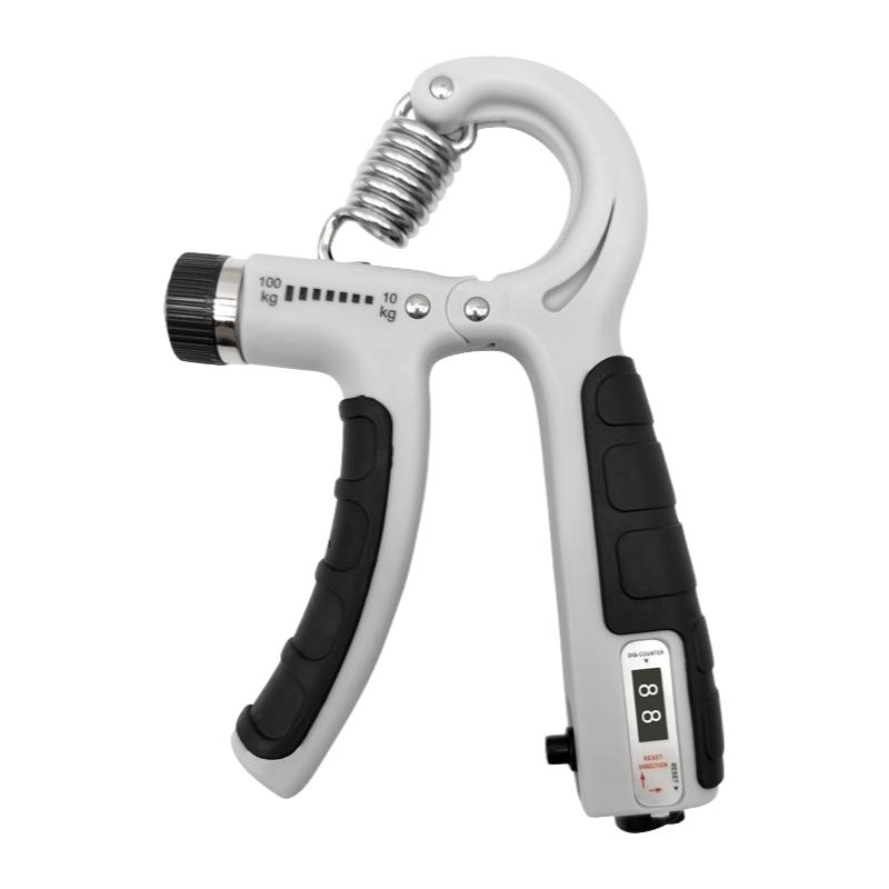 Durable And Safe 10-100Kg Adjustable Hand Grip Strengthener Trainer With Counter Wrist Forearm And Exerciser For Muscle Building Strength