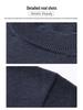 Hengyuanxiang Herren dicker Wollpullover - 100% reine Wolle, Halbhoher Kragen, Herbst/Winter Kollektion 2025