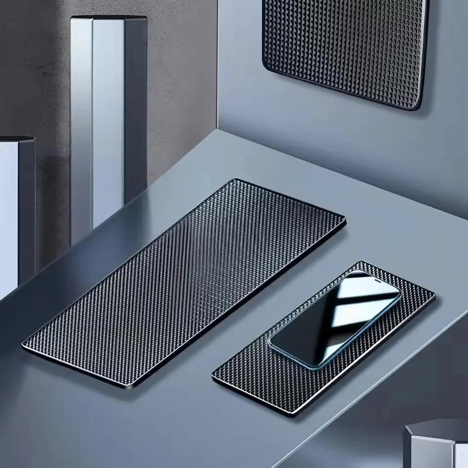 Car Non-Slip Mat Anti-Slip Slide-Proof Cell Mobile Phone Key Storage Holder Dashboard Sticky Magic Pad Car Interior Accessories