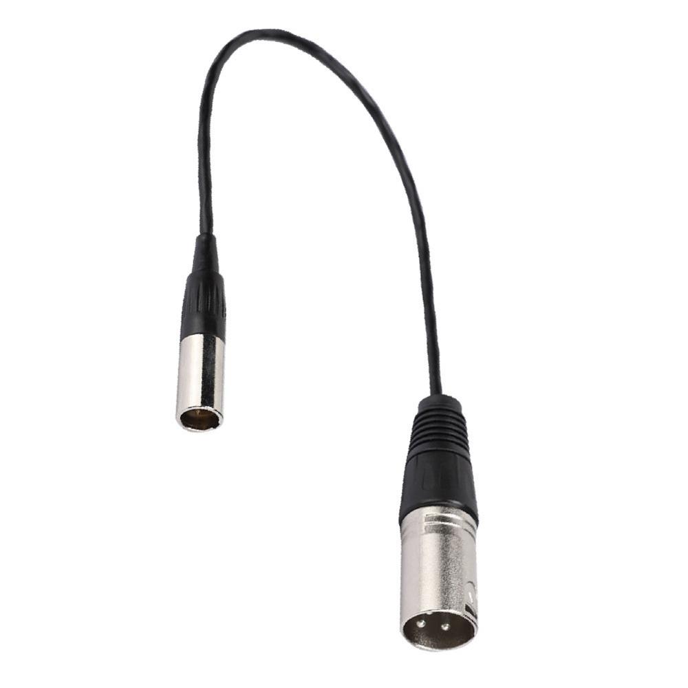 Stable Mini XLR 3Pin Male To XLR Male Transfer Cable for Canon Audio Cable Audio Mixer